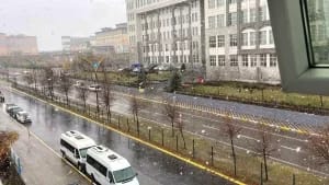 Kocaeli’de Kar Yağışı Başladı