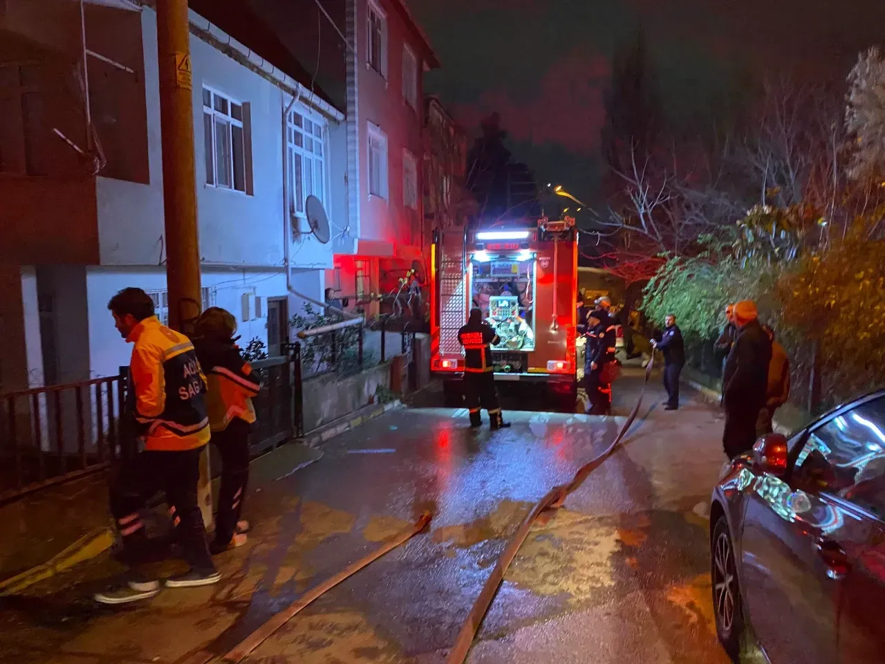 Aspiratörün Açık Unutulması Yangına Sebep Oldu