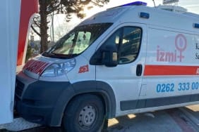 İÇİNDE BEBEK OLAN AMBULANS KAZA YAPTI