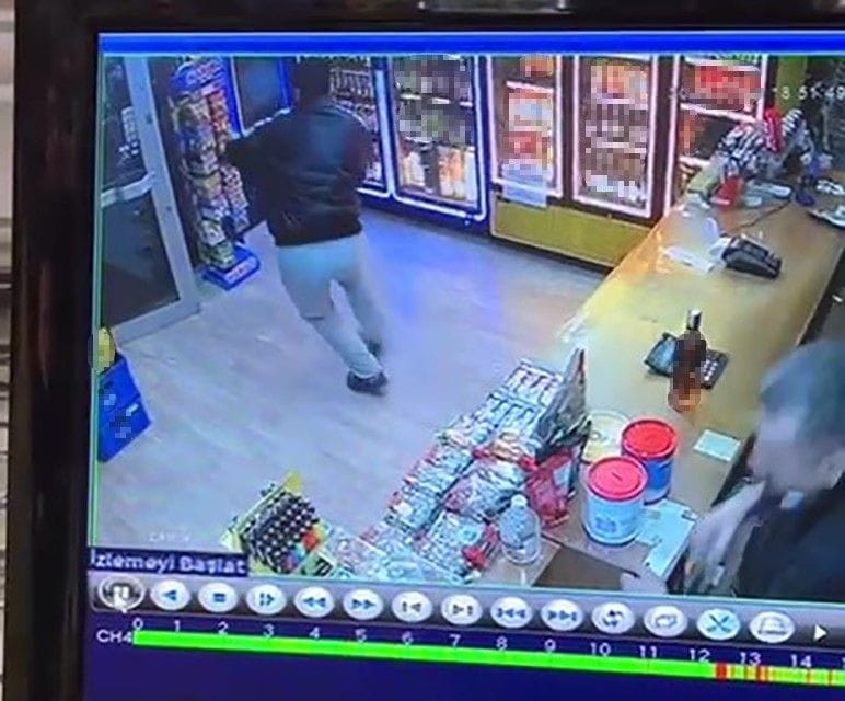 Alkollü müşteri aldığı içkilerin parasını ödemeden kaçtı