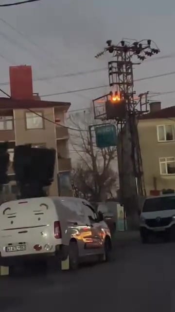 Darıca'da Yine Elektrik Tellleri ve Trafolar Patladı