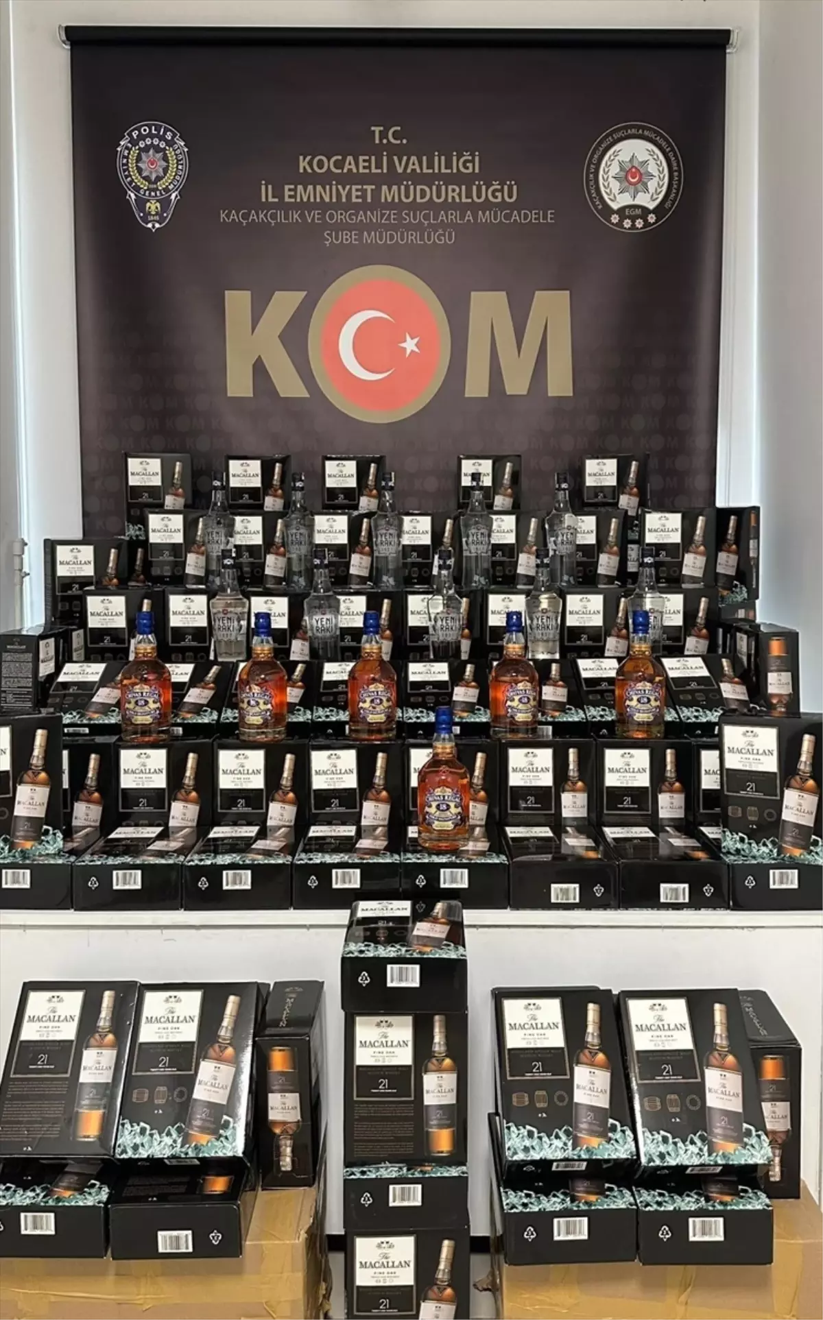 Kocaeli'de 316 Litre Kaçak İçki Yakalandı