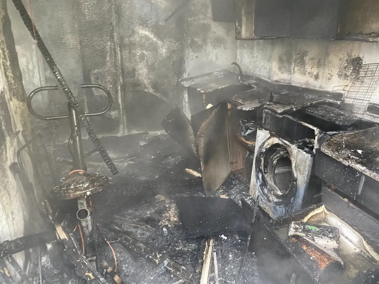 Başiskele’de Prefabrik Ev Alevlere Teslim Oldu