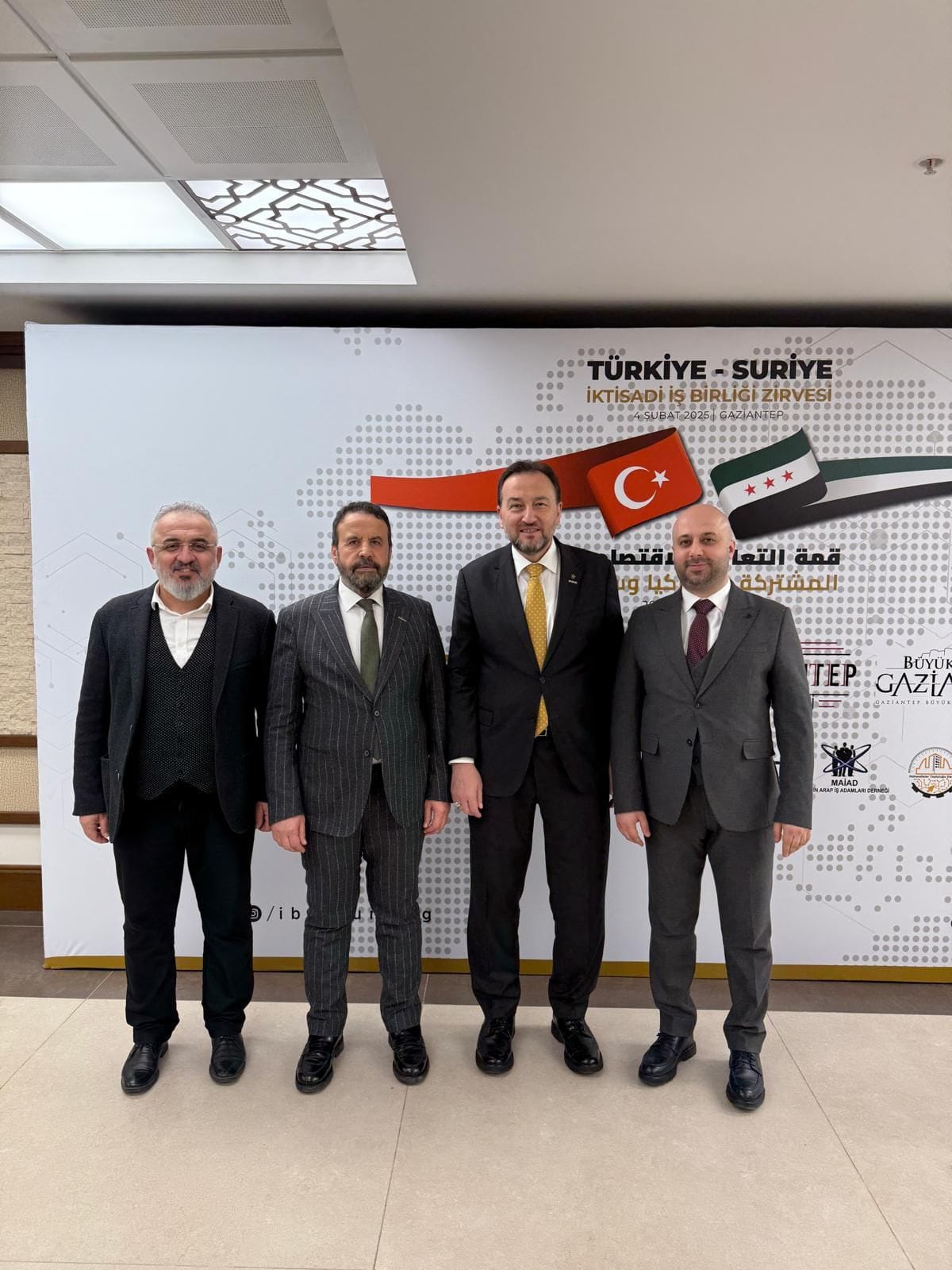 MÜSİAD, Türkiye-Suriye Ekonomik İşbirliği Zirvesi’nde Buluştu