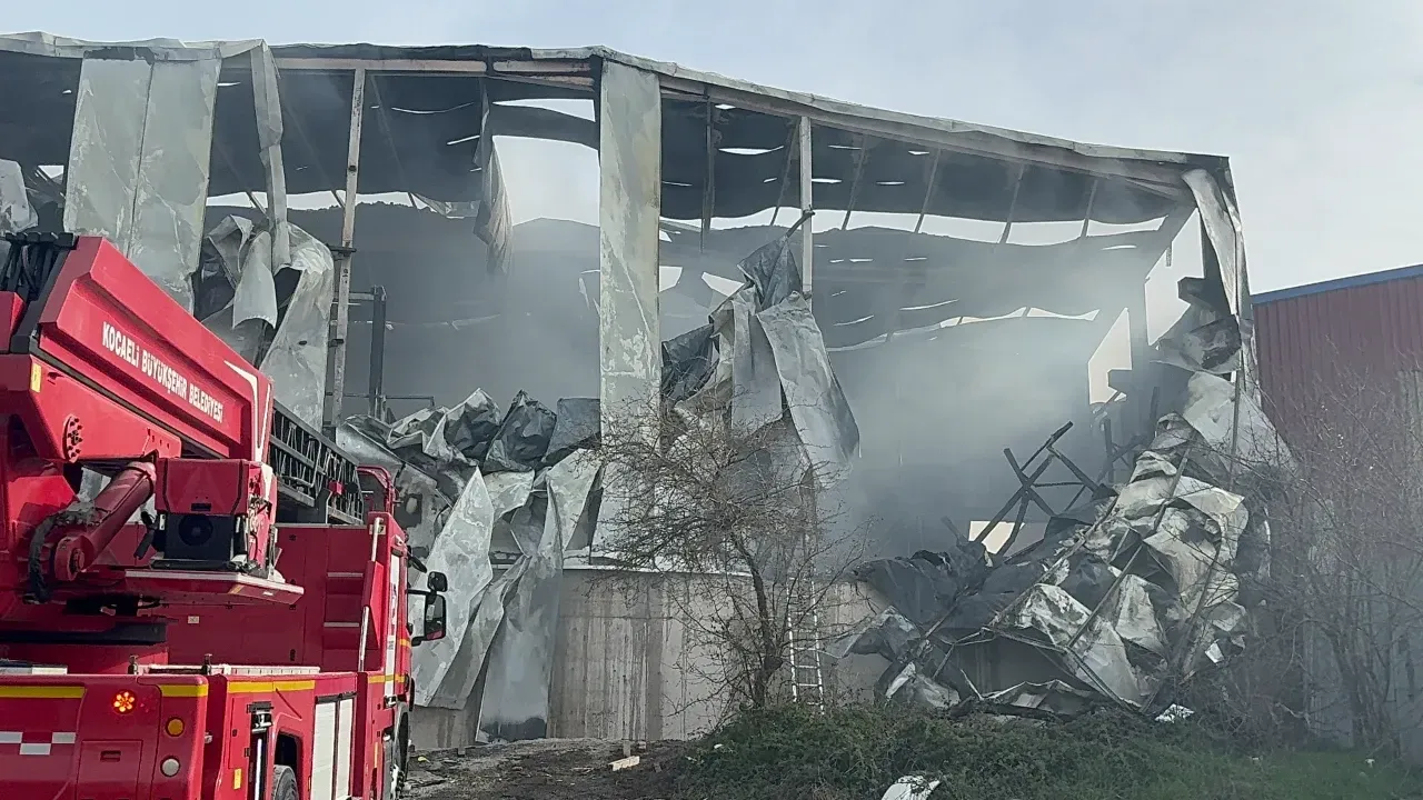 İmalathane yangında kül oldu!