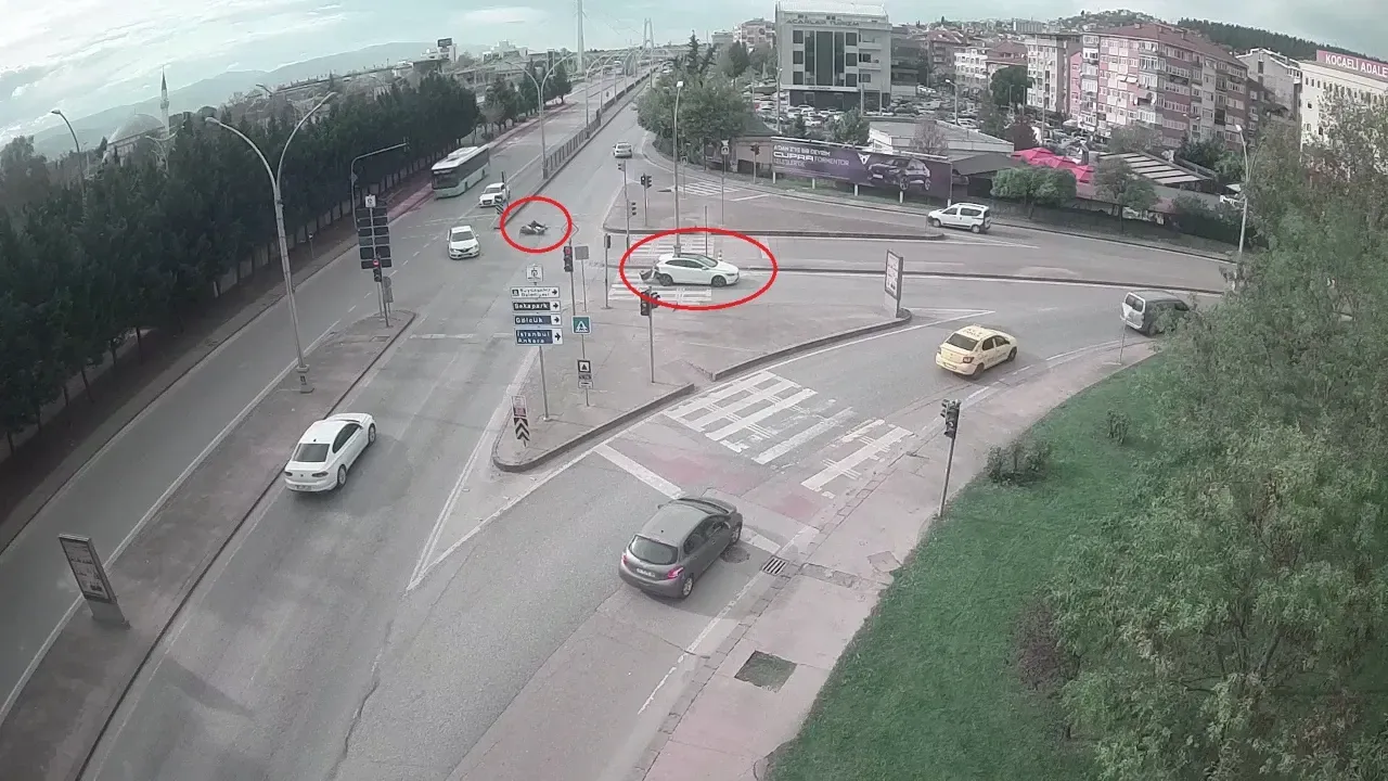 Kocaeli’deki Trafik Kazaları KGYS Kameralarına Yansıdı