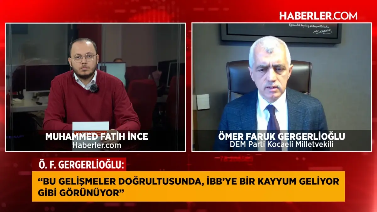 Gergerlioğlu: İstanbul Büyükşehir Belediyesi'ne kayyum atanabilir