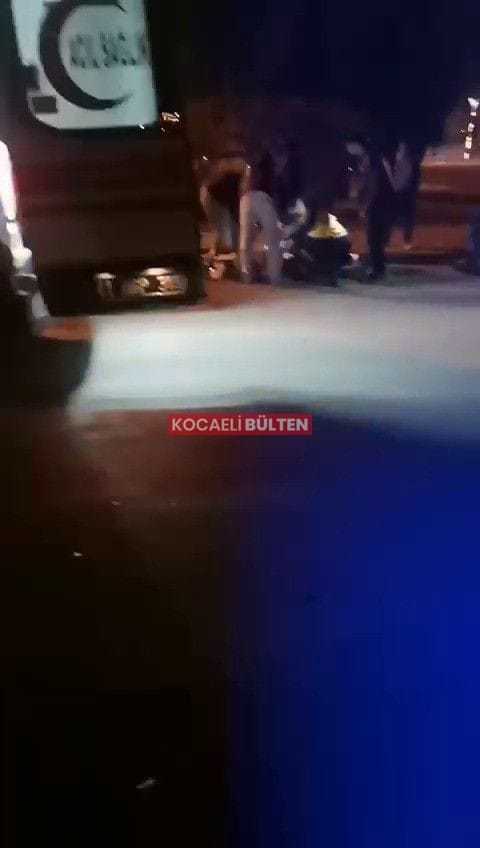 İzmit’te Korkutan Motosiklet Kazası: Kafa Kafaya Çarpıştılar, 2 Yaralı