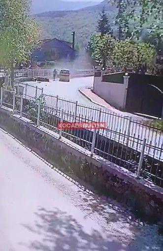 Kocaeli’de Dehşet Anları: Motosiklet ile Taksi Kafa Kafaya Çarpıştı