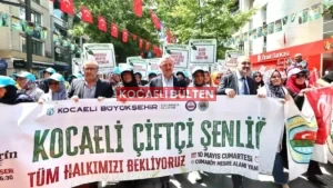 Başkan Büyükakın Traktörle Önde, Çiftçi Şenliği Kocaeli’de Coşkuyla Sürüyor!